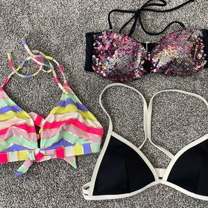 Bundle of 3 Victoria’s Secret Bikini Tops